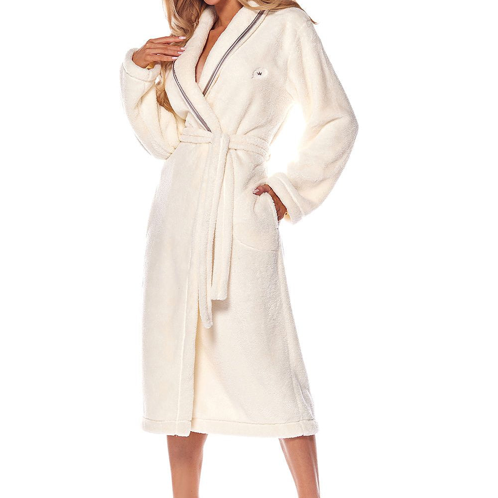 Long bathrobe model 172787 L&L collection