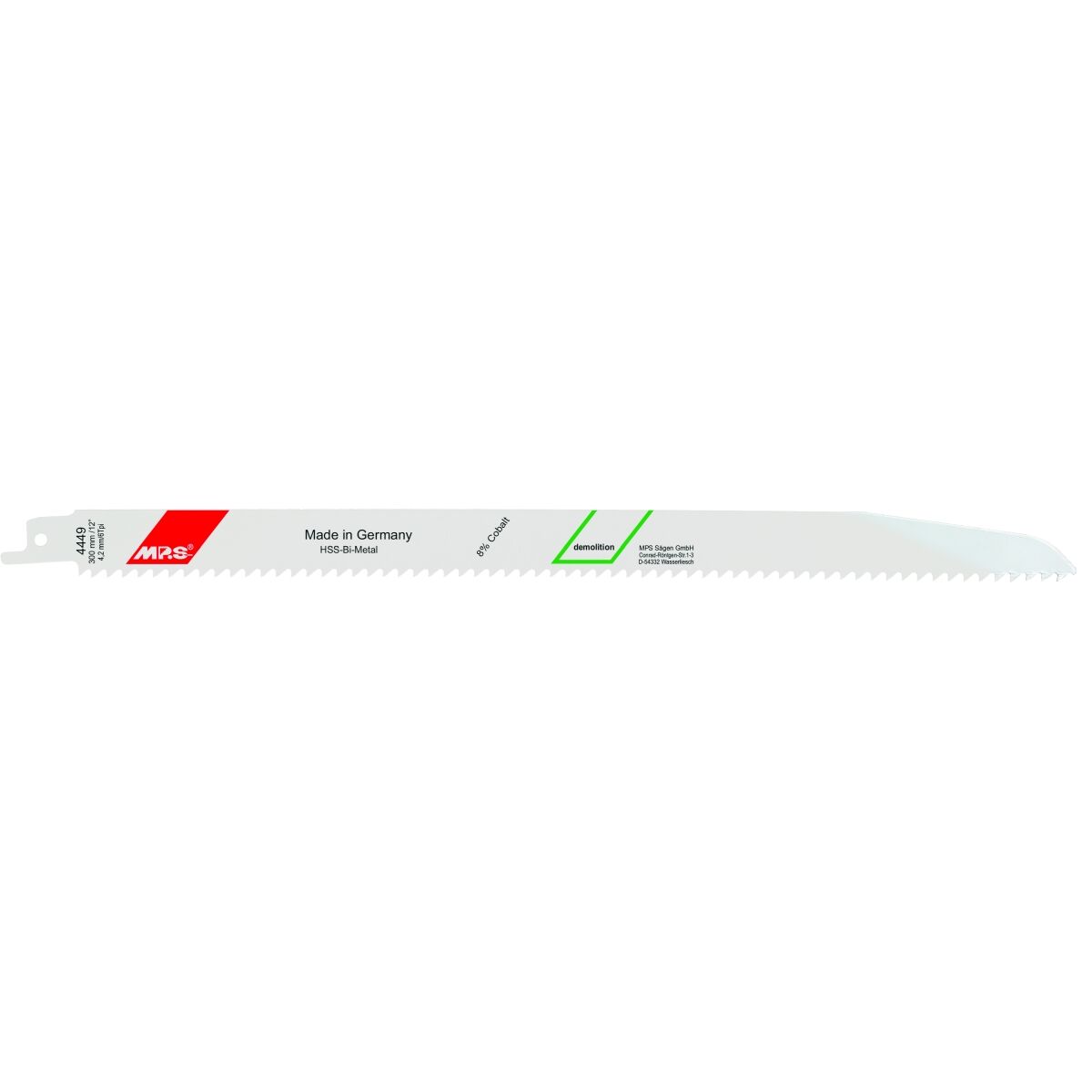 Reciprocating Saw Blades