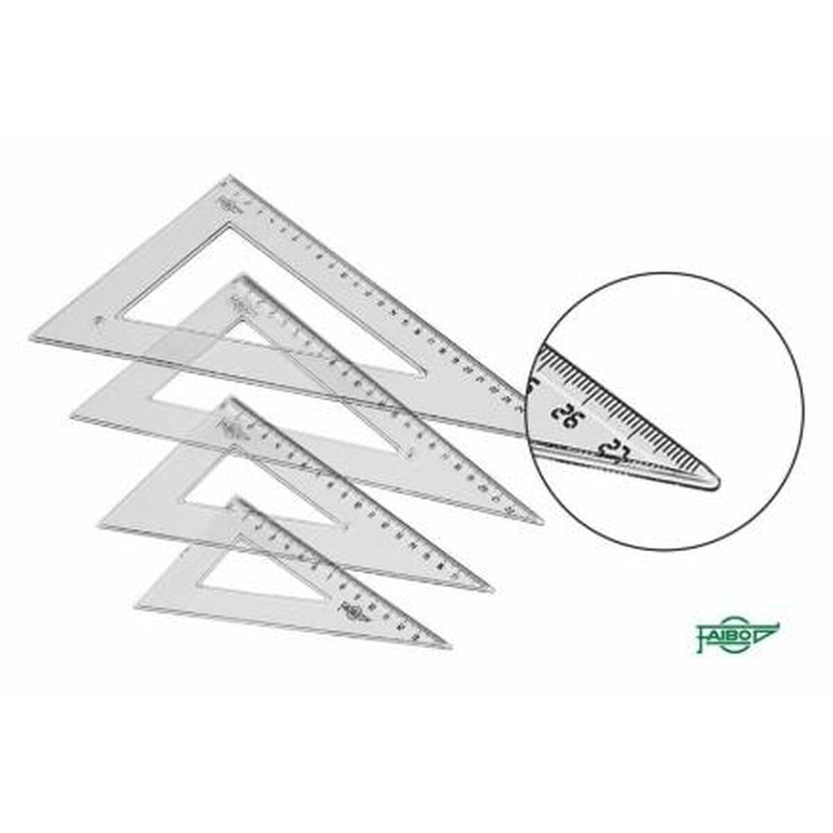 Rulers and setsquares