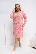  Plus Size Nightgown model 223301 Forever Pink 